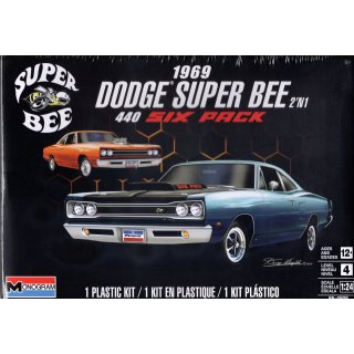 1:24 Dodge Super Bee 1969 440 Six Pack