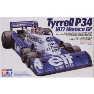 1:20 Tyrrell P34 Six Wheeler Monaco GP77