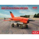 1:48 BQM-34A (Q-2C) Firebee with trailer (1 airplane and trailer)
