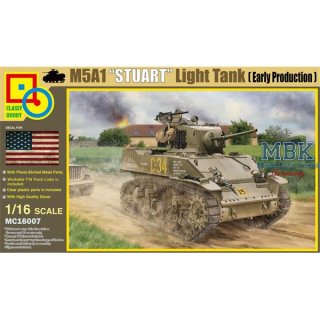 1:16 M5A1 "Stuart" Light Tank Early Production