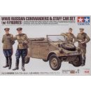 1:35 WW2 Russian Commanders & Staff Car Set