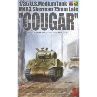 1:35 M4A3 Sherman 75mm Late "Cougar"