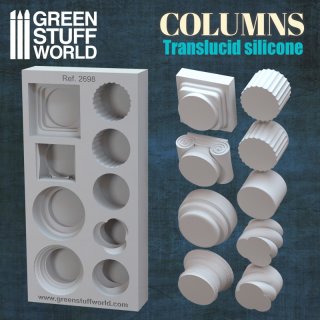 Silikon Texturplatten - Säulen