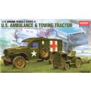 1:72 US Ambulance & Towing Tractor