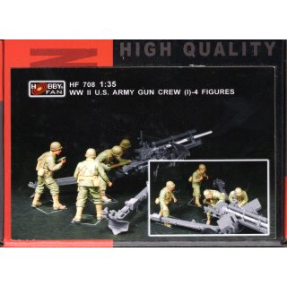 1:35 US Army Gun Crew (I) (4 Figuren Resin)