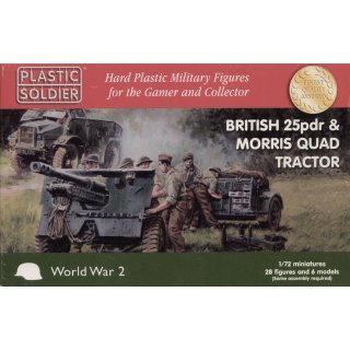 1:72 British 25pdr & Morris Quad Tractor