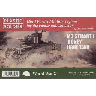 1:72 M3 Stuart I Honey Light Tank