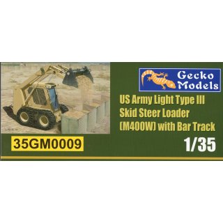 1:35 US Army Light Type III Skid Steer Loader (M400W) with Bar Track