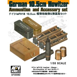 1:35 German 10,5cm Howitze Ammunition & Accessory Set