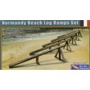 1:35 Normandy Beach Log Ramps Set