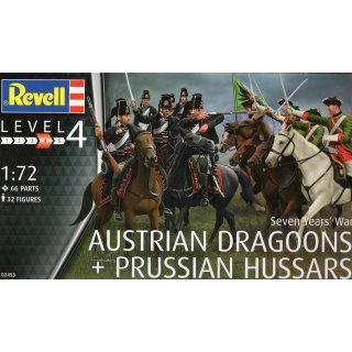 1:72 Austrian Dragoons & Prussian Hussars