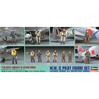 1:48 WW2 Pilot Figure Set