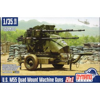 1:35 US M55 Quad Mount Machine Guns (2n1)