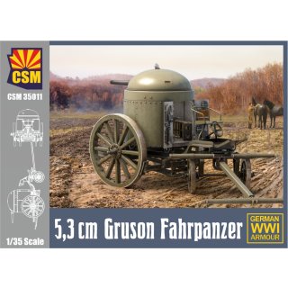 1:35 5,3cm Gruson Fahrpanzer WW1