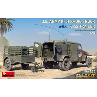 1:35 US Funkwagen K-51 mit Anh&auml;nger K-52