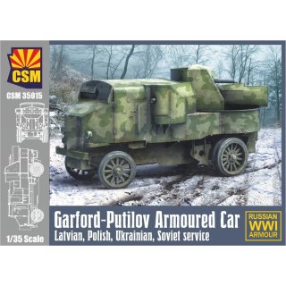 1:35 Garford-Putilov Armoured Car, Latvian, Polish, Ukrainian, Soviet Service 