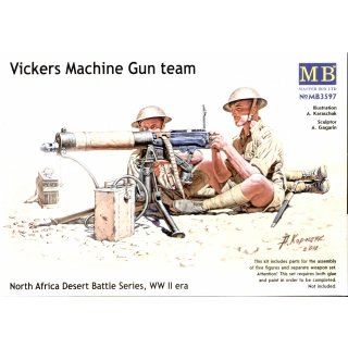 1:35 Vickers machine-gun crew, Desert battle