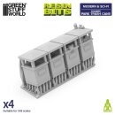M&uuml;lleimer Aussenbereich quadratisch 1:48