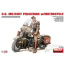 1:35 US Militär Polizei m. Motorrad (1)