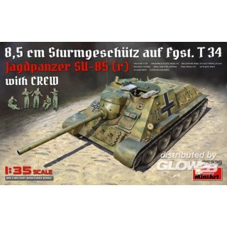 1:35 Jagdpanzer SU-85 (r) w/Crew