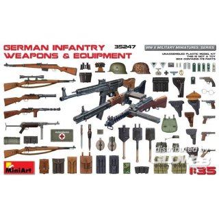 1:35 Dt. Infanterie Waffen-/Zubehör-Set