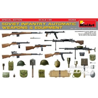1:35 Soviet Infantry Automatic Weapons &amp; Equi -pment.Special Edition(PE Parts)