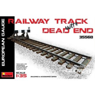 1:35 Railway Track &amp; Dead End(European Gauge)