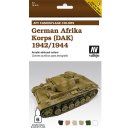 Model Color Set German Afrika Korps (DAK) 1942/44  (6 x 8ml)