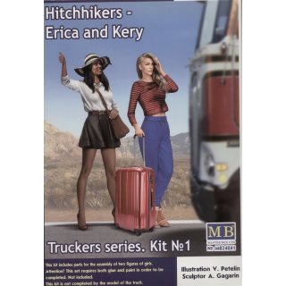 1:24 Hitchhikers-Erica and Kery,Truckers seri Kit No.1
