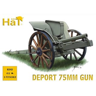1:72 Italienisches 75 mm Geschütz