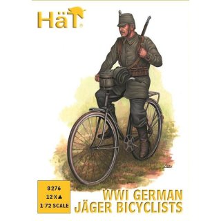 1:72 WWI Deutsche Feldjäger auf Fahrrad