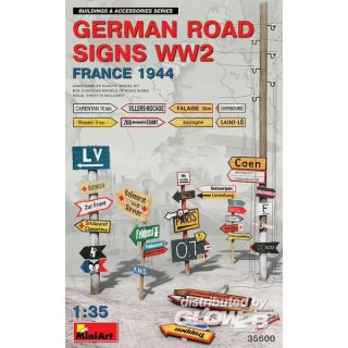 1:35 German Road Signs WW2 (France 1944)