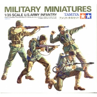 1:35 WWII Figuren-Set US Army Infant.(4)