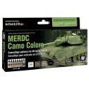 Farbset, US Army MERDC Tarnung, (8 x 17ml)