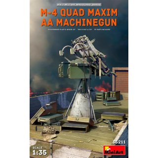 1:35 M-4 Quad Maxim AA Machinegun
