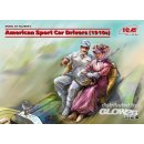 1:24 American Sport Car Drivers(1910s)(1 male 1 female figures)