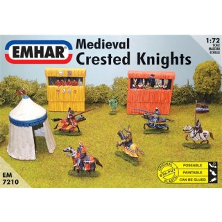 1:72 Medival Crested Knights