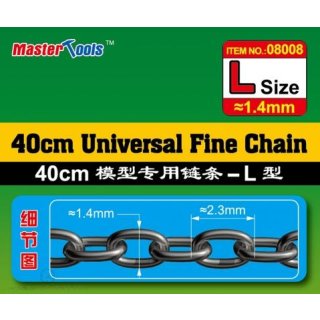 Universal Fine Chain L 1,4x2,3mm (40cm)