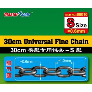 Universal Fine Chain S 06x1,0mm (30cm)