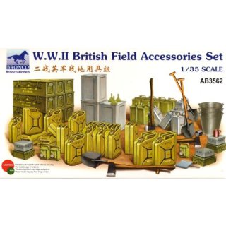 1:35 British Field Accessoris Set WW2
