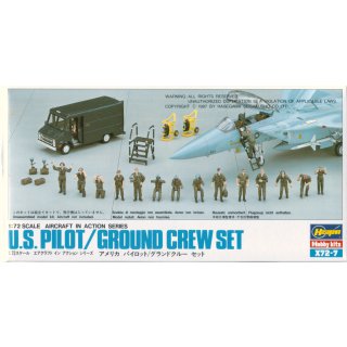 1:72 US Pilot / Ground Crew Set