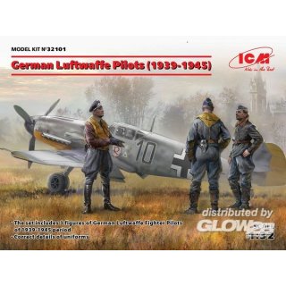 1:32 German Luftwafe Pilots(1939-1945)(3 Figu