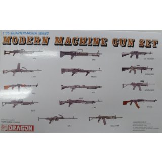 1:35 Modern Machine Gun Set