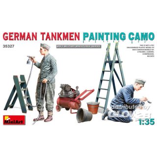 1:35 Figuren Deutscher Panzer-Besatzung (2) lackiert