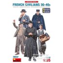 1:35 French Civilians 30-40s. Resin Heads