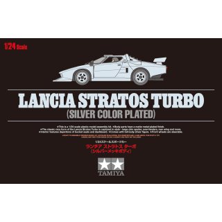 1:24 Lancia Stratos Turbo Silver plat.
