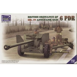 1:35 British Ordnance QF 6 PDR Mk.IV Anti Tank Gun