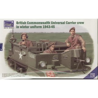 1:35 British Commonwealth Universal Carrier Crew in Winter Uniform 1943-45