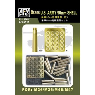 1:35 Brass US Army 90mm Shell