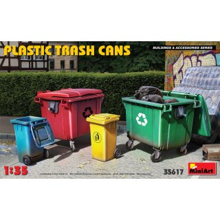 1:35 Plastic Trash Cans
